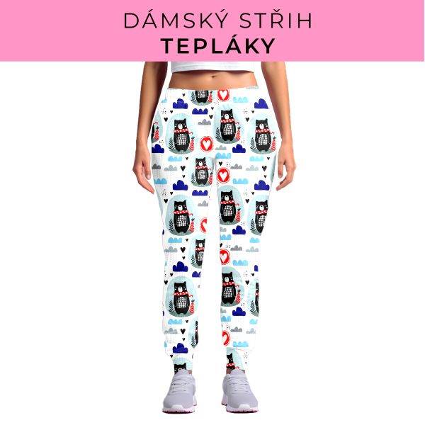 DÁMSKÝ střih - tepláky