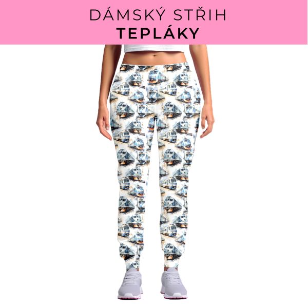 DÁMSKÝ střih - tepláky