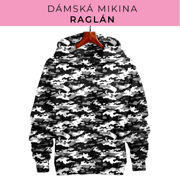 DÁMSKÝ střih - mikina raglán