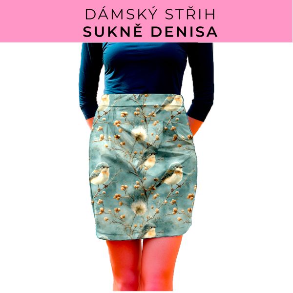Dámský střih - Dámská sukně Denisa