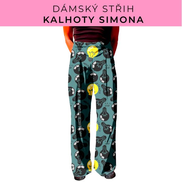 Dámský střih - kalhoty Simona
