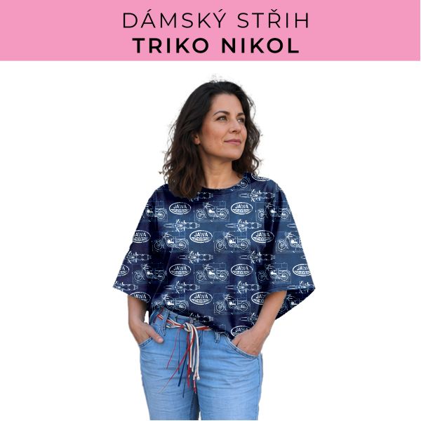Dámský střih -  triko Nikol