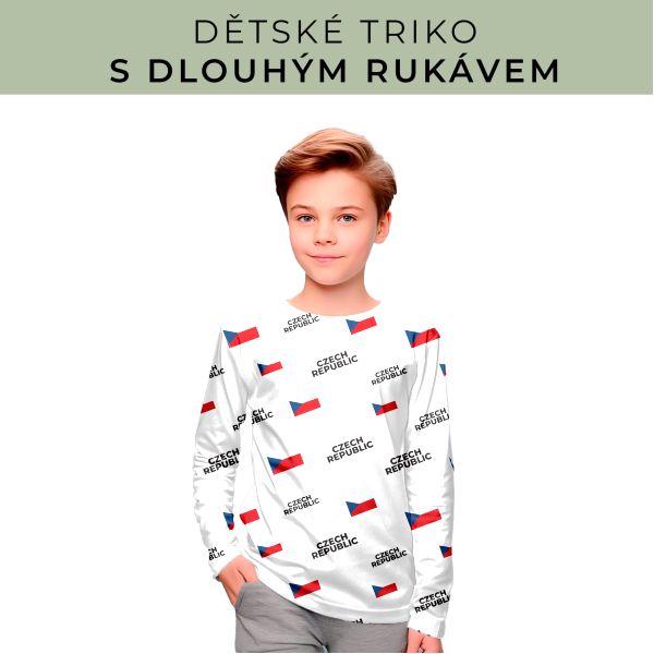 DĚTSKÝ střih - triko dlouhý rukáv