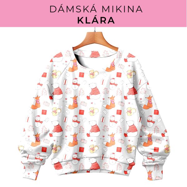 DÁMSKÝ střih - mikina Klára
