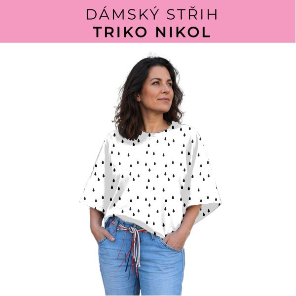 Dámský střih -  triko Nikol