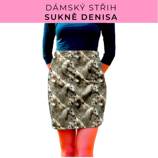Dámský střih - Dámská sukně Denisa