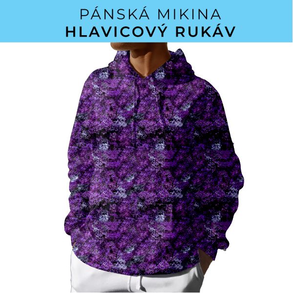 PÁNSKÝ střih - mikina s kapucí