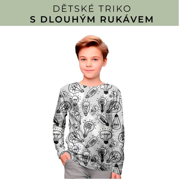 DĚTSKÝ střih - triko dlouhý rukáv
