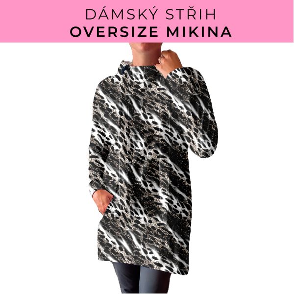 DÁMSKÝ střih - Oversize mikina