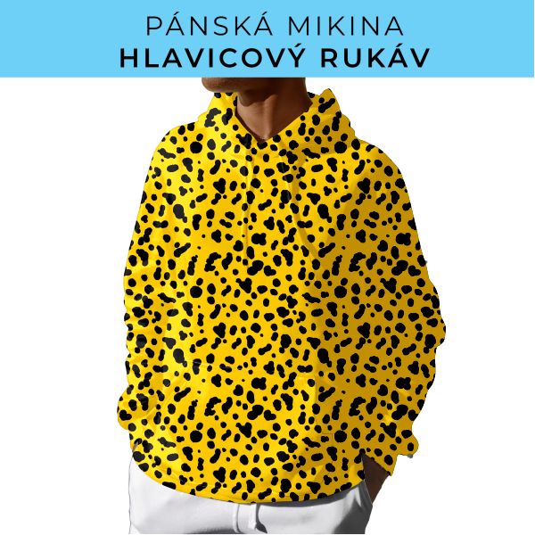 PÁNSKÝ střih - mikina s kapucí