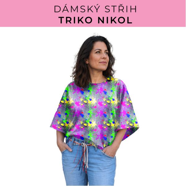 Dámský střih -  triko Nikol
