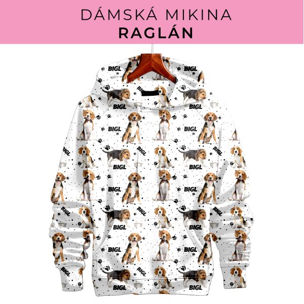 DÁMSKÝ střih - mikina raglán