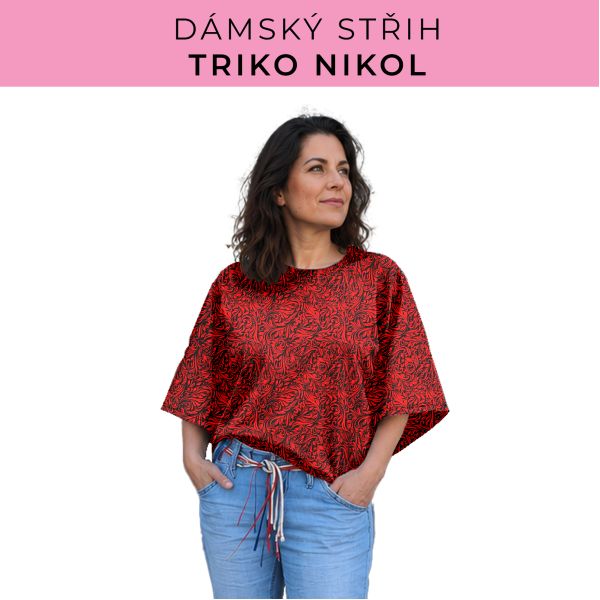 Dámský střih -  triko Nikol