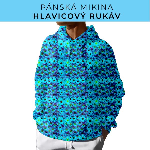 PÁNSKÝ střih - mikina s kapucí
