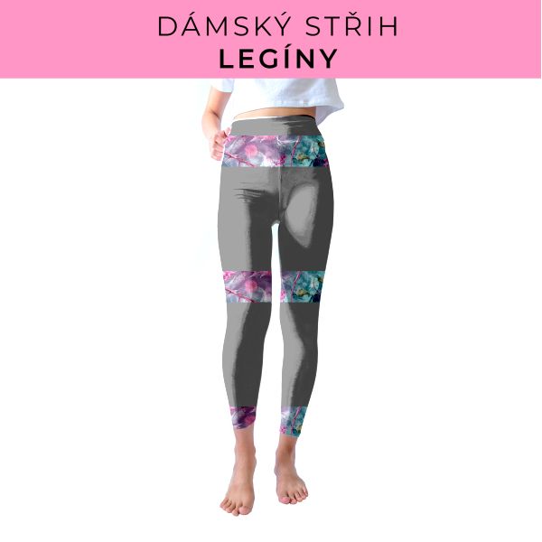 DÁMSKÝ střih - legíny SPORT - SLIM FIT