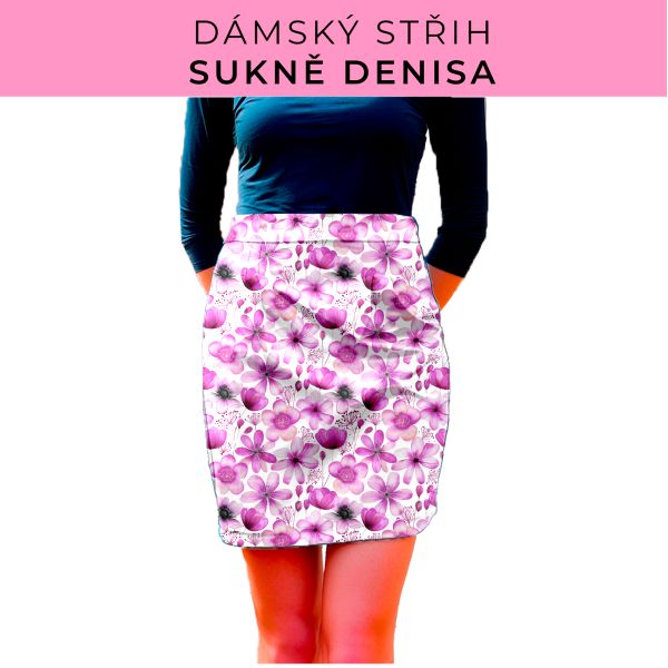 Dámský střih - Dámská sukně Denisa