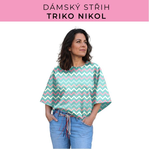 Dámský střih -  triko Nikol