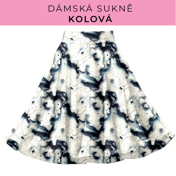 DÁMSKÝ střih - Kolová sukně