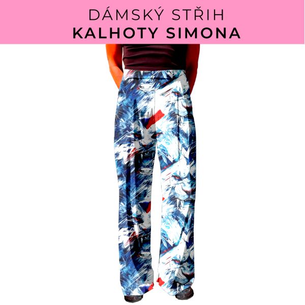 Dámský střih - kalhoty Simona