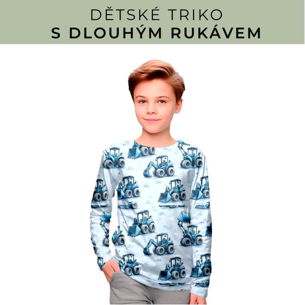 DĚTSKÝ střih - triko dlouhý rukáv