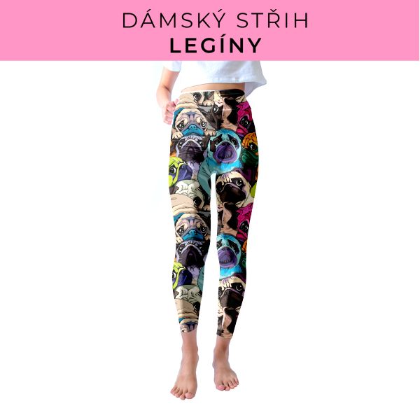 DÁMSKÝ střih - legíny SPORT - SLIM FIT