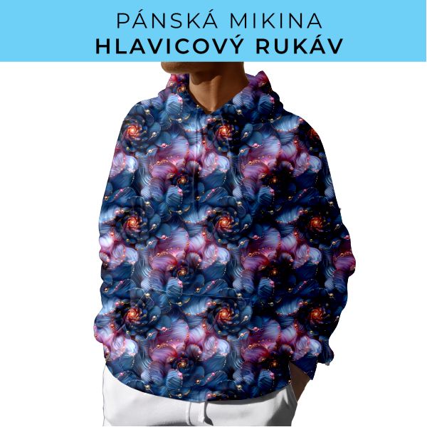 PÁNSKÝ střih - mikina s kapucí