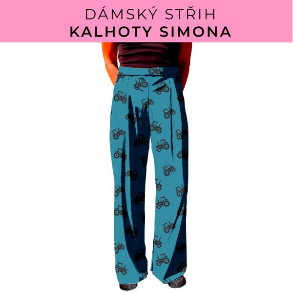 Dámský střih - kalhoty Simona