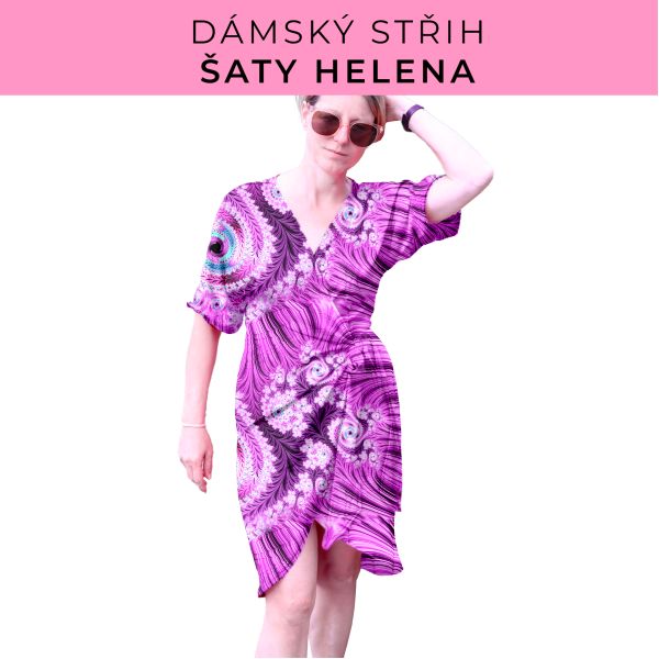 Dámský střih na šaty  Helena