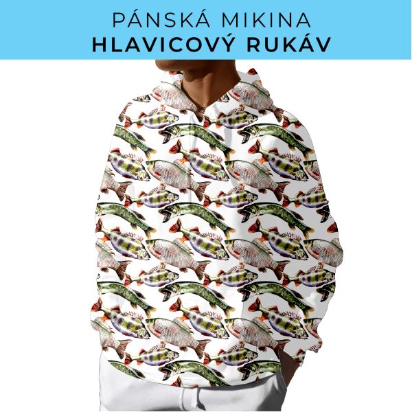 PÁNSKÝ střih - mikina s kapucí