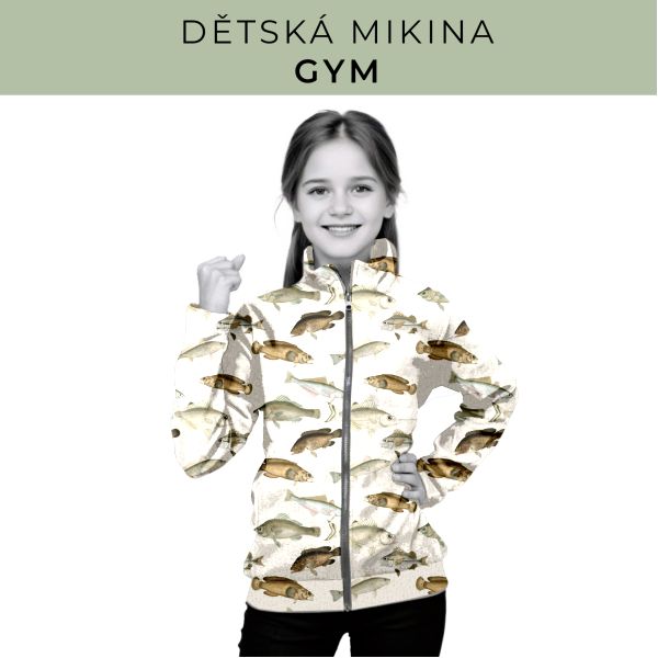 Dětská střih - mikina GYM