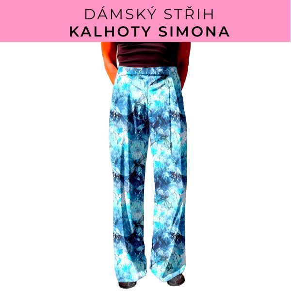 Dámský střih - kalhoty Simona