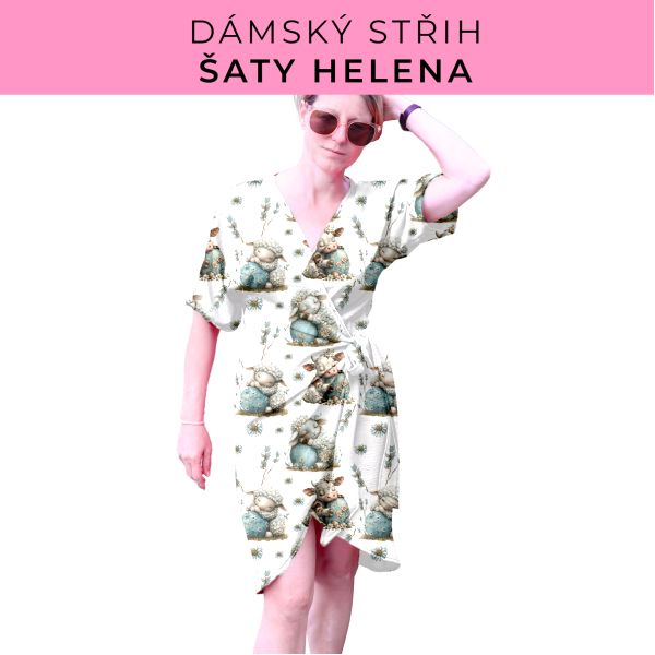 Dámský střih na šaty  Helena