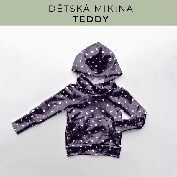 DĚTSKÝ střih - Mikina Teddy