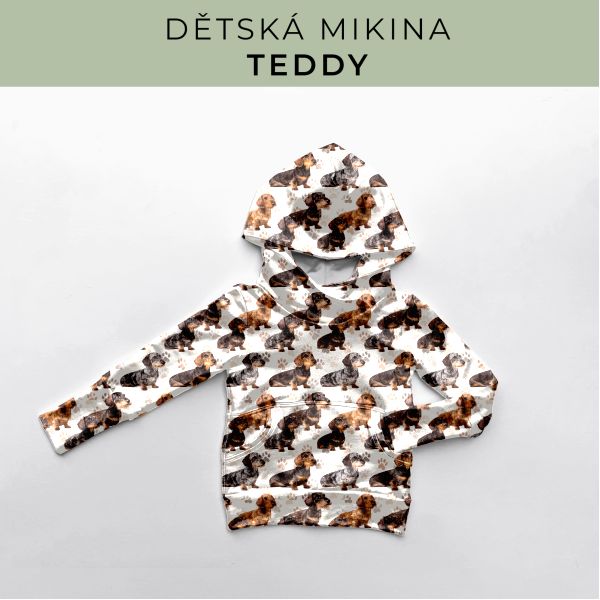 DĚTSKÝ střih - Mikina Teddy