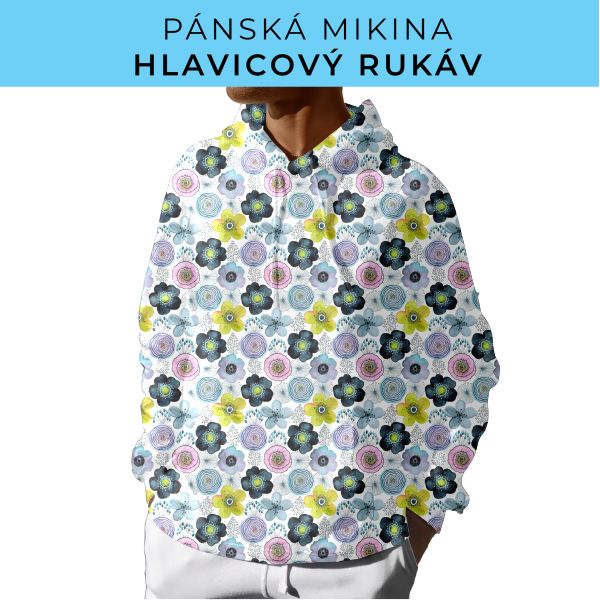 PÁNSKÝ střih - mikina s kapucí