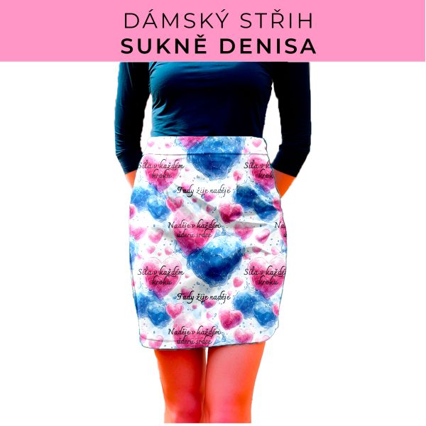 Dámský střih - Dámská sukně Denisa