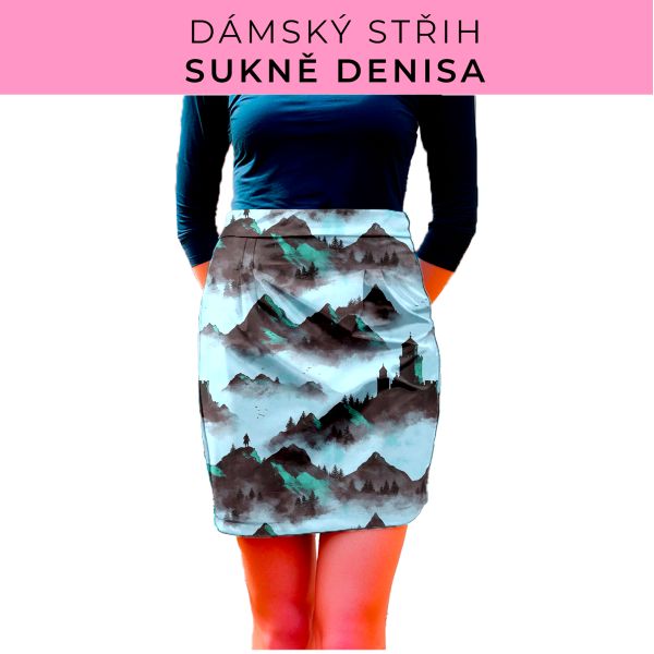 Dámský střih - Dámská sukně Denisa
