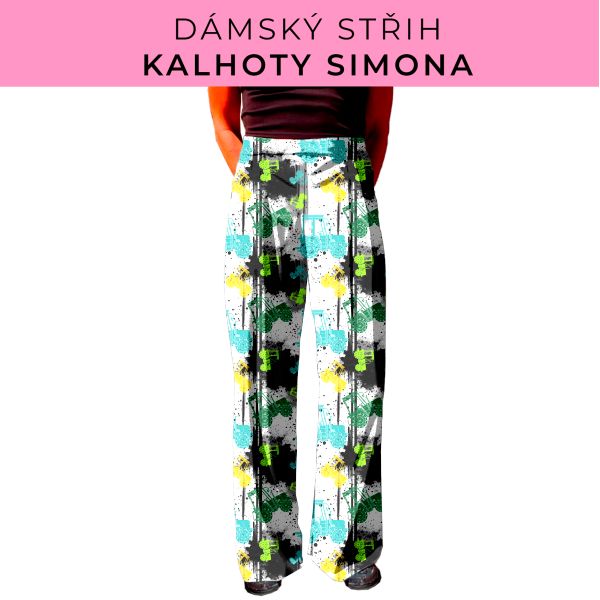 Dámský střih - kalhoty Simona