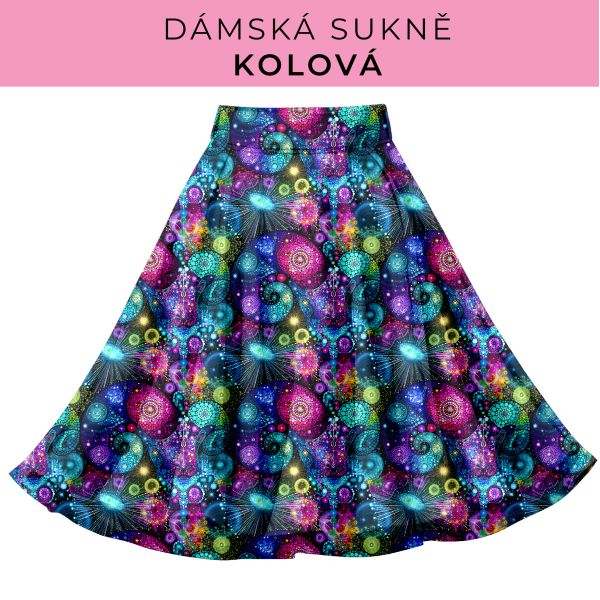 DÁMSKÝ střih - Kolová sukně