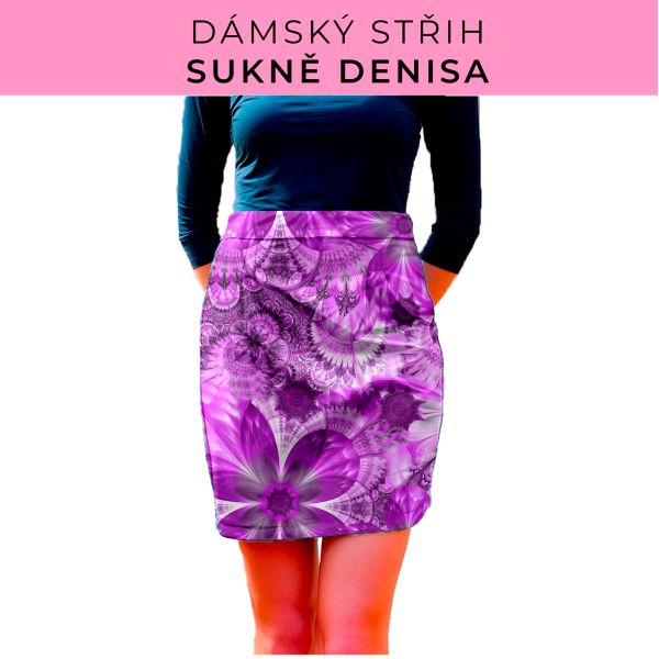 Dámský střih - Dámská sukně Denisa