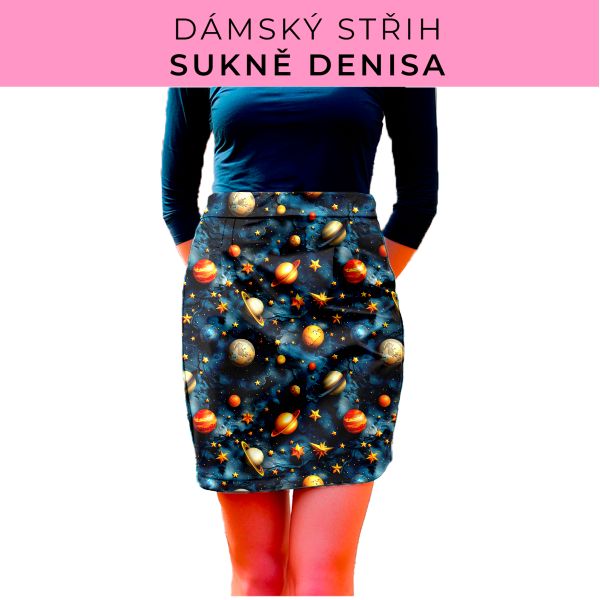 Dámský střih - Dámská sukně Denisa