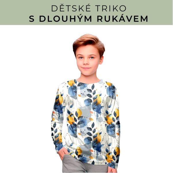 DĚTSKÝ střih - triko dlouhý rukáv