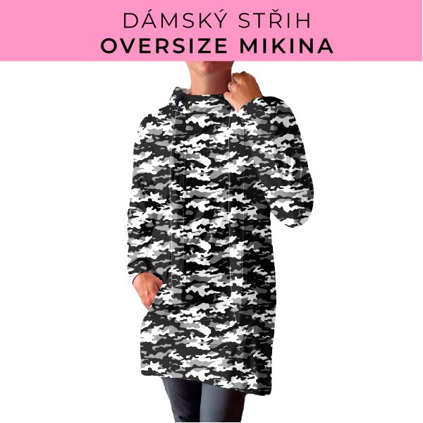 DÁMSKÝ střih - Oversize mikina