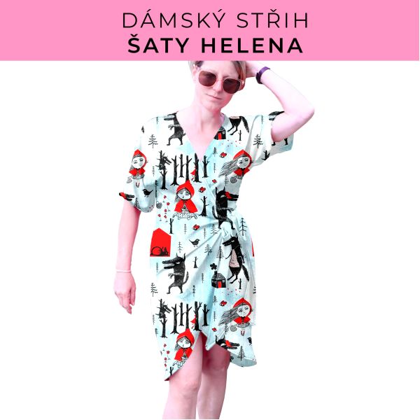 Dámský střih na šaty  Helena
