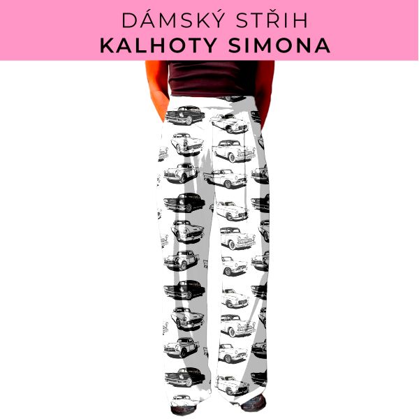 Dámský střih - kalhoty Simona