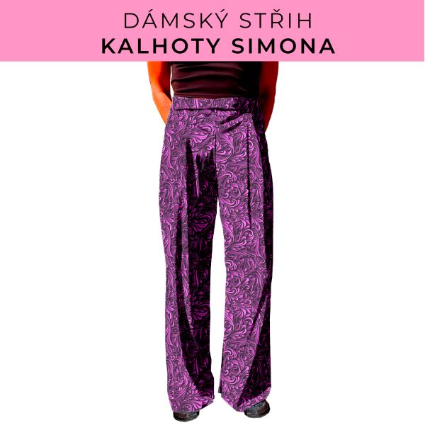 Dámský střih - kalhoty Simona