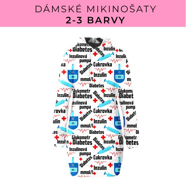 DÁMSKÝ střih - Mikinošaty 2-3 barvy