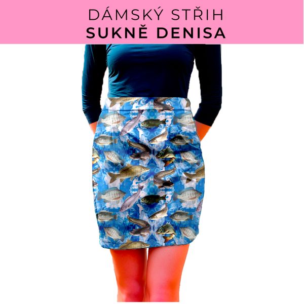 Dámský střih - Dámská sukně Denisa