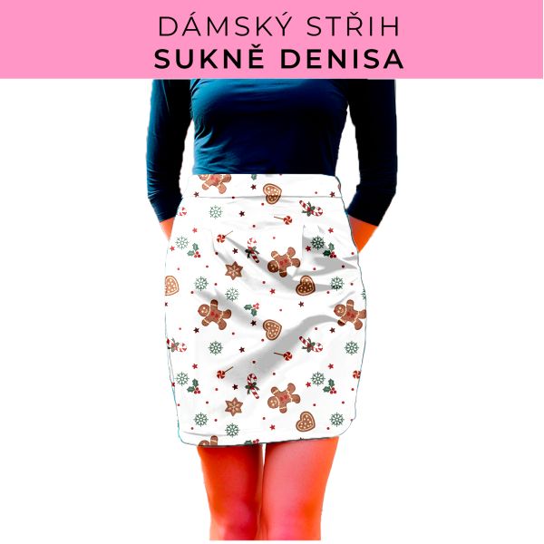 Dámský střih - Dámská sukně Denisa