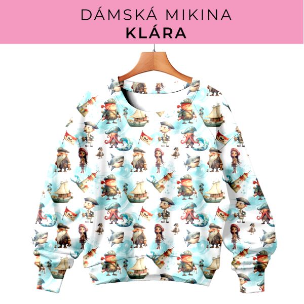 DÁMSKÝ střih - mikina Klára